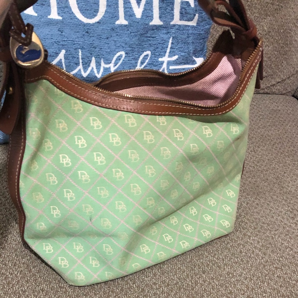 Dooney & Burke canvas shoulder bag